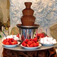 Шоколадов фонтан под наем от НОВА Кетъринг, подходящ за стилното Ви събитие! www.novva.bg